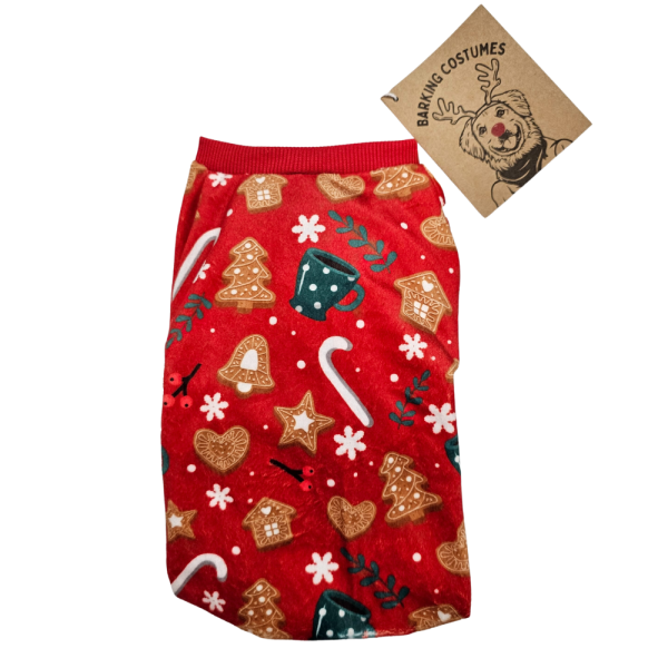 Christmas Dog Pyjamas - Cookies - Red Online