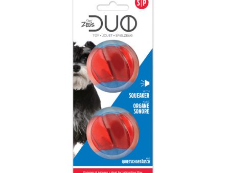 Zeus Duo Ball with Squeaker - 2 pack on Sale