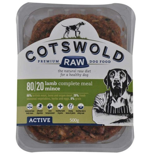 Cotswolds Adult Working Lamb Mince Active 500g Supply