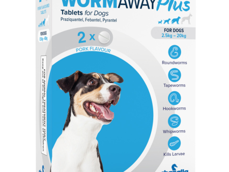 Worm Away Plus - 2 Tablets - Pork Flavour Fashion