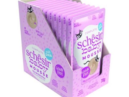 Schesir Baby Mousse Kitten Food Chicken 70g x 12 Fashion