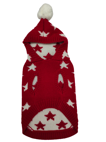 Petstop Dog Jumper - Stars Red For Discount