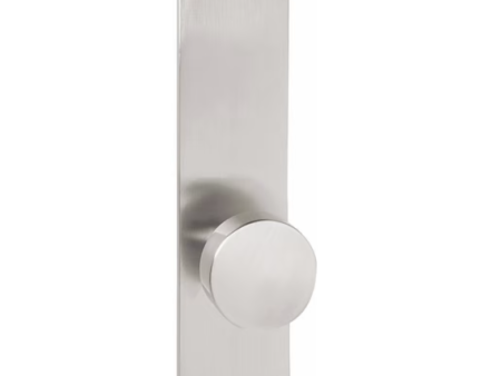 Emtek 8113.CCUS10B.SKKUS26 SELECT Passage , Sideplate Locksets Modern Non-Keyed 9  , Conical Stem , Straight Knurled Knob For Sale